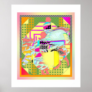 Poster L'affiche de la course à cheval