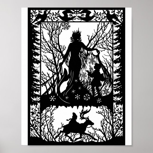 Poster L'affiche de La Reine des neiges (Devant)