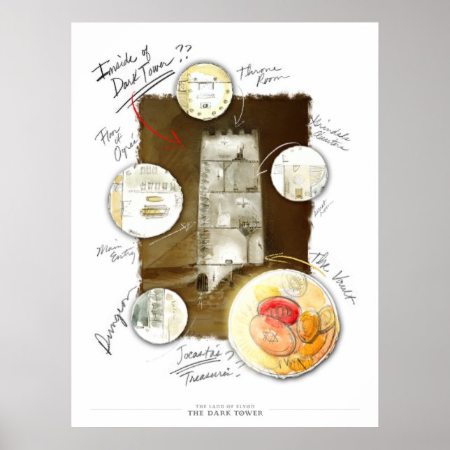 Poster L'affiche de la tour sombre (Devant)