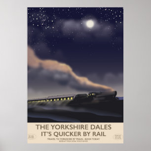 Poster L'affiche de la Yorkshire Dales Railway
