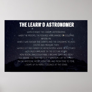 Poster L'affiche de l'astronome
