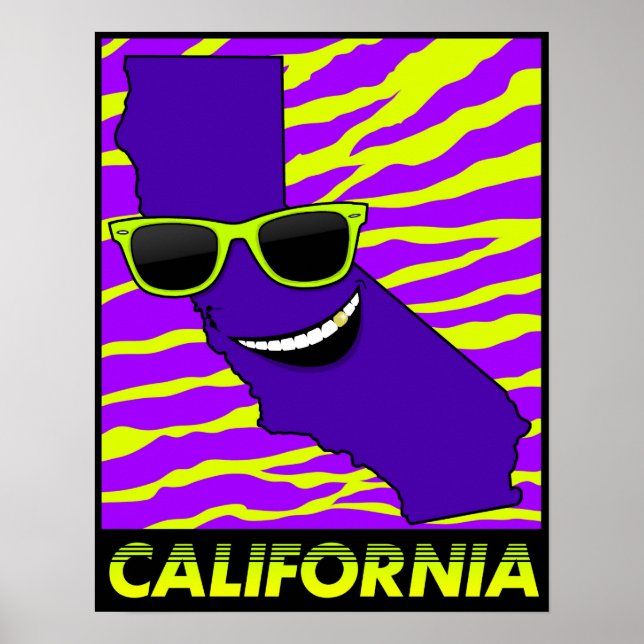 Poster L'affiche de l'état de Californie (Devant)