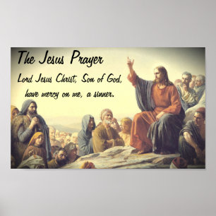Poster L'affiche de prière Jésus