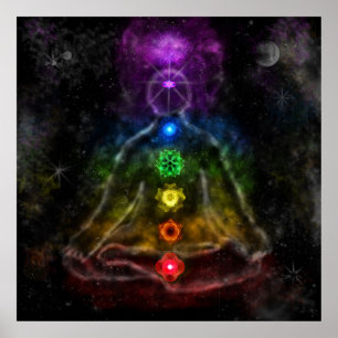 Poster L'affiche de six Chakra