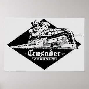 Poster L'affiche de Streamliner de croisé de chemin de