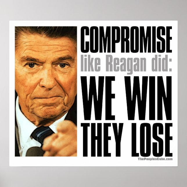 Poster L'affiche du compromis de Reagan (Devant)