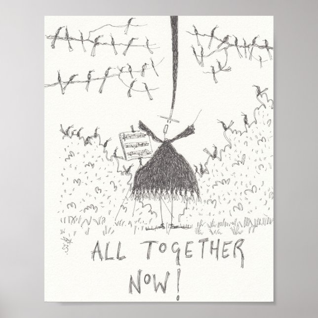 Poster L'affiche du conducteur d'oiseaux (Devant)