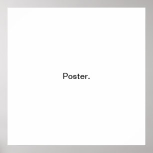 Poster L'affiche du minimaliste
