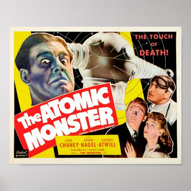 Poster L'affiche du monstre atomique (Devant)