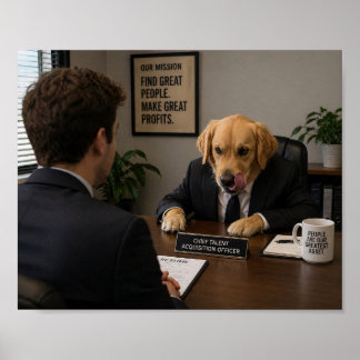 Poster L'affiche du processus d'entretien