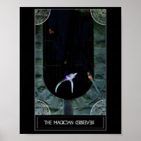 L'affiche du tarot inversé du magicien