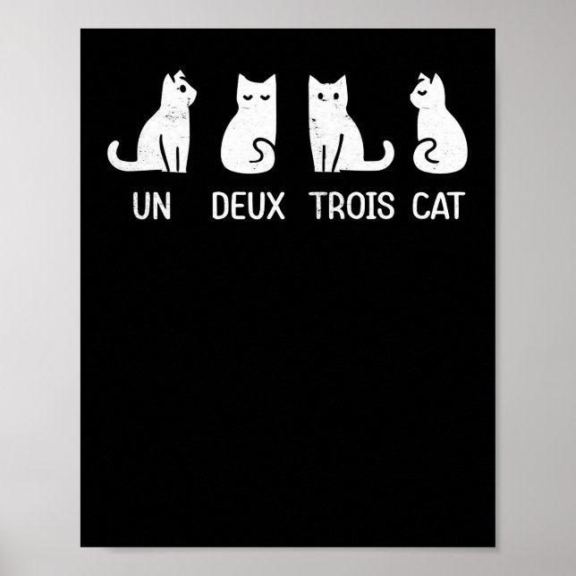 Poster l'affiche d'un deux trois chat (Devant)