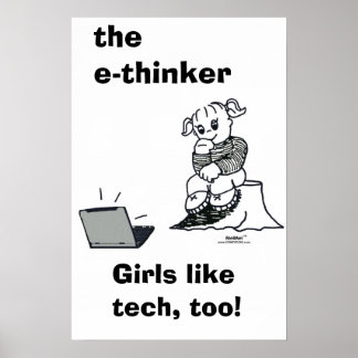 Poster L'affiche E-THINKER