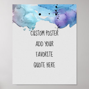 Poster l'affiche faite sur commande ajoutent votre