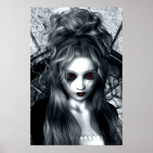 Poster L'affiche gothique oubliée d'illustration de