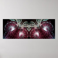 L'affiche Joker Fractal Art