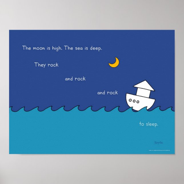 Poster L'affiche LA LUNE EST HAUTE de Sandra Boynton (Devant)