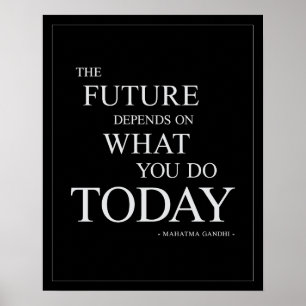 Poster L'affiche motivationnelle future-inspirationnelle 