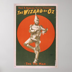 Poster L'affiche musicale Vintage de Tin Man