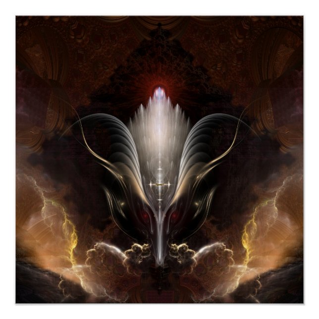 Poster L'affiche parfaite de l'art fractal Renidron (Devant)