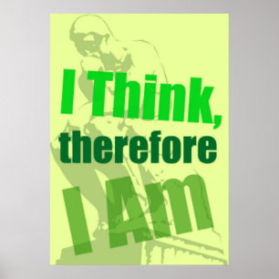Poster L'affiche penseur