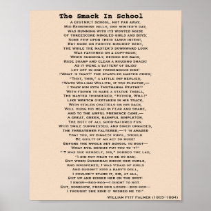 Poster L'affiche SMACK IN SCHOOL POEM