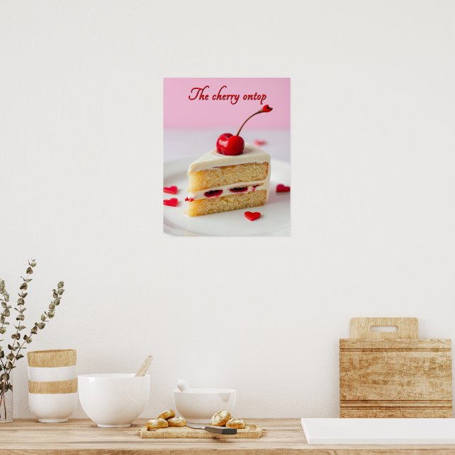 Poster L'affiche The Cherry Ontop (Cuisine)