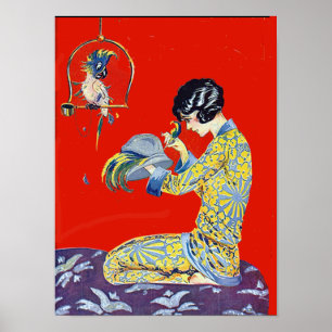 Poster L'affiche vintage chapeau