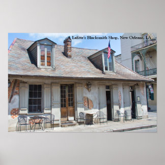 Poster Lafitte's Blacksmith Shop, New Orleans, LA