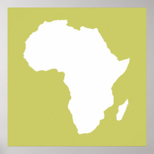 Poster L'Afrique audacieuse kaki