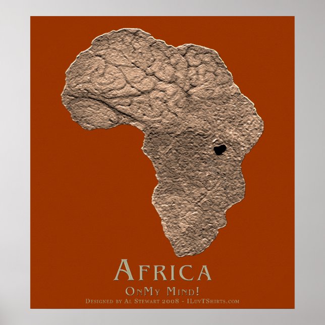 Poster L'Afrique dans mon esprit (Devant)