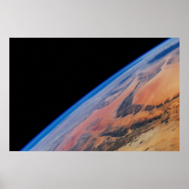 Poster L'Afrique Du Nord Et Le Vaste Désert Libyen. (Devant)