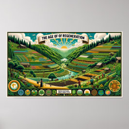 Poster 'L'âge de la régénération' (2) Permaculture