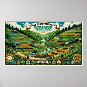 Poster 'L'âge de la régénération' (2) Permaculture