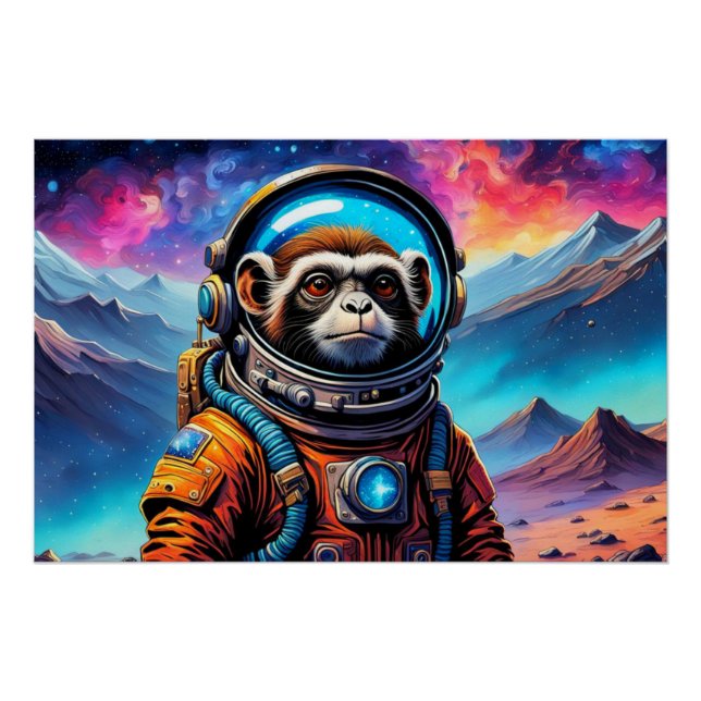 POSTER L'ÂGE DU MONKEY ACIER-TAMARIN 4 (Devant)