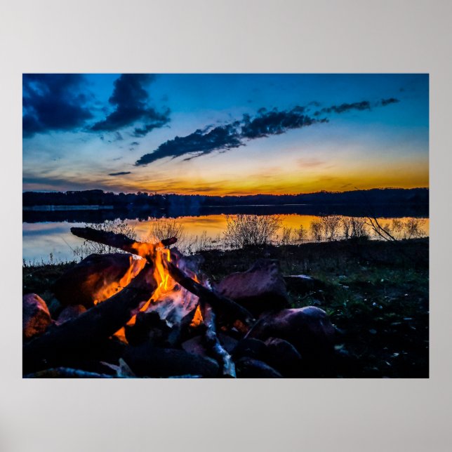 Poster Lagerfeuerstimmung (Devant)