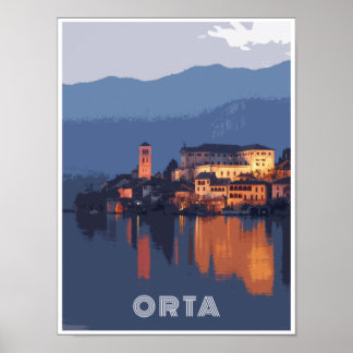 Poster Lago d'Orta