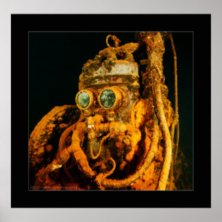Poster Lagon de Truk - Fujikawa Maru - Compresseur d'air