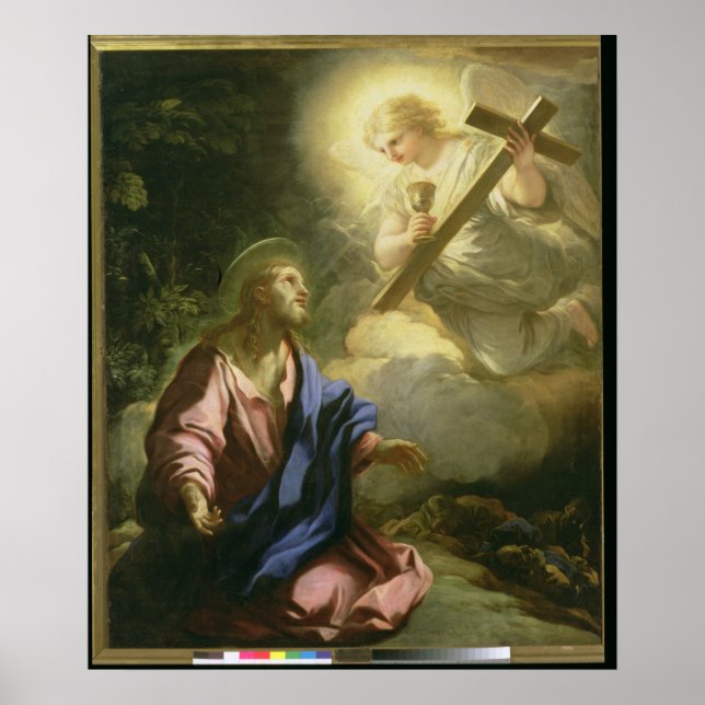 Poster L'agonie dans le jardin (Devant)