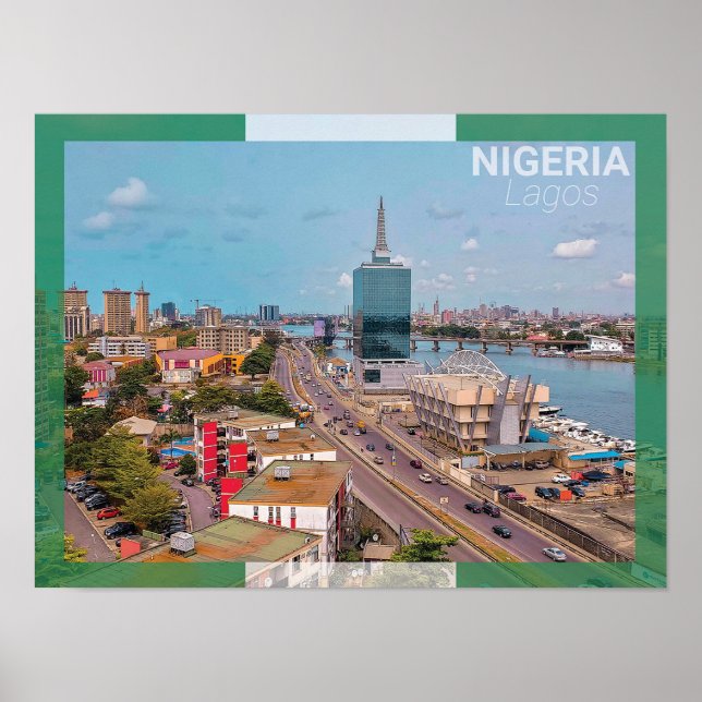 Poster Lagos - Nigeria (Devant)