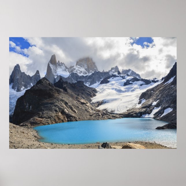 Poster Laguna De Los Tres, Parc National Los Glaciares (Devant)