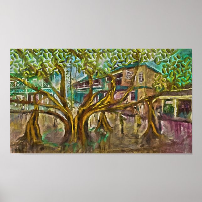 Poster Lahaina Banyan Arbre De Vie (Devant)