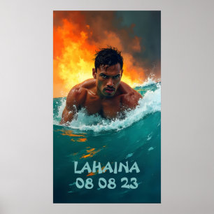 Poster Lahaina rend hommage