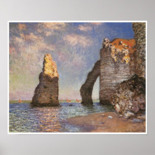 Poster L'aiguille, Etretat, 1885