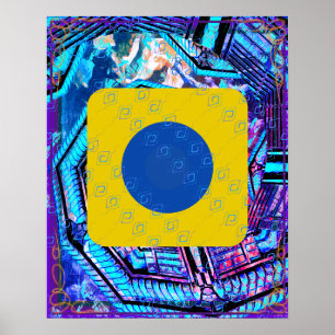 Poster L'air élémentaire dans l'aide à la méditation de l