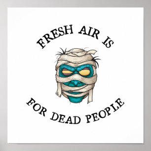 Poster L'air frais est pour les morts