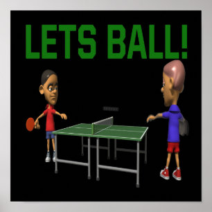 Poster Laisse la boule