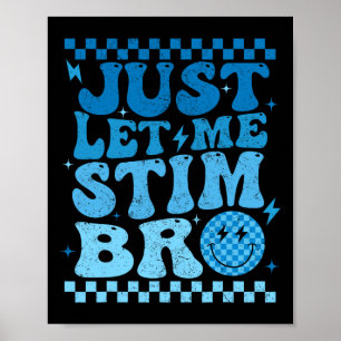 Poster Laisse-Moi Stim Bro Sensibilisation sur l'autisme