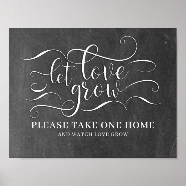 Poster Laisser l'amour grandir signe Mariage (Devant)