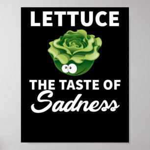 Poster Laisser Le Goût De La Tristesse Graphique